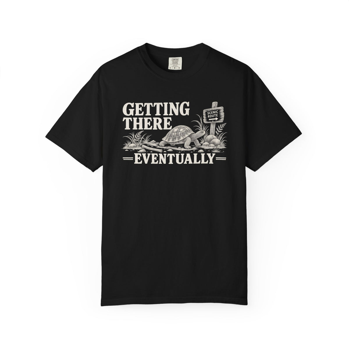 Getting There Eventually Turtle T-Shirt