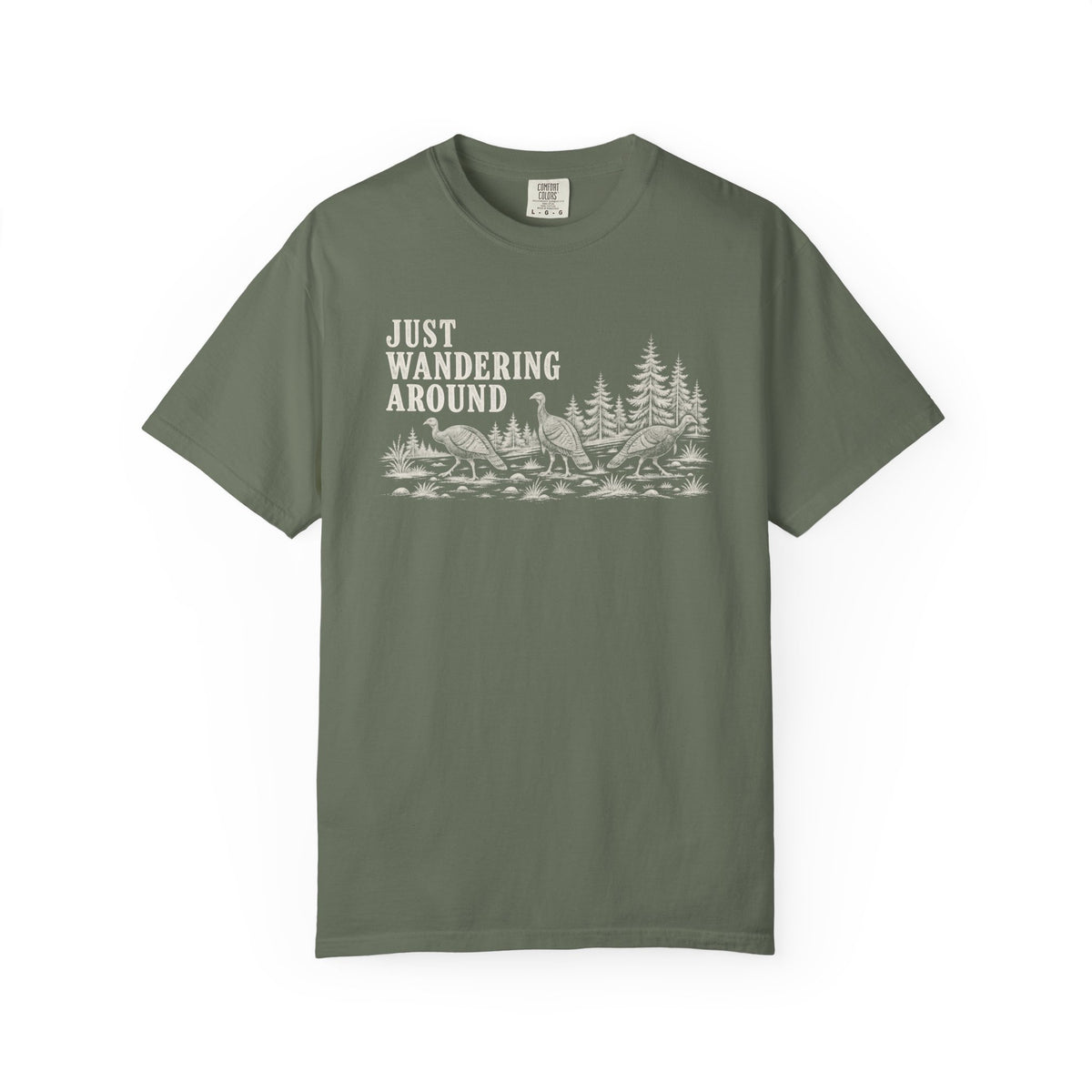 Just Wandering Around Wild Turkeys T-Shirt