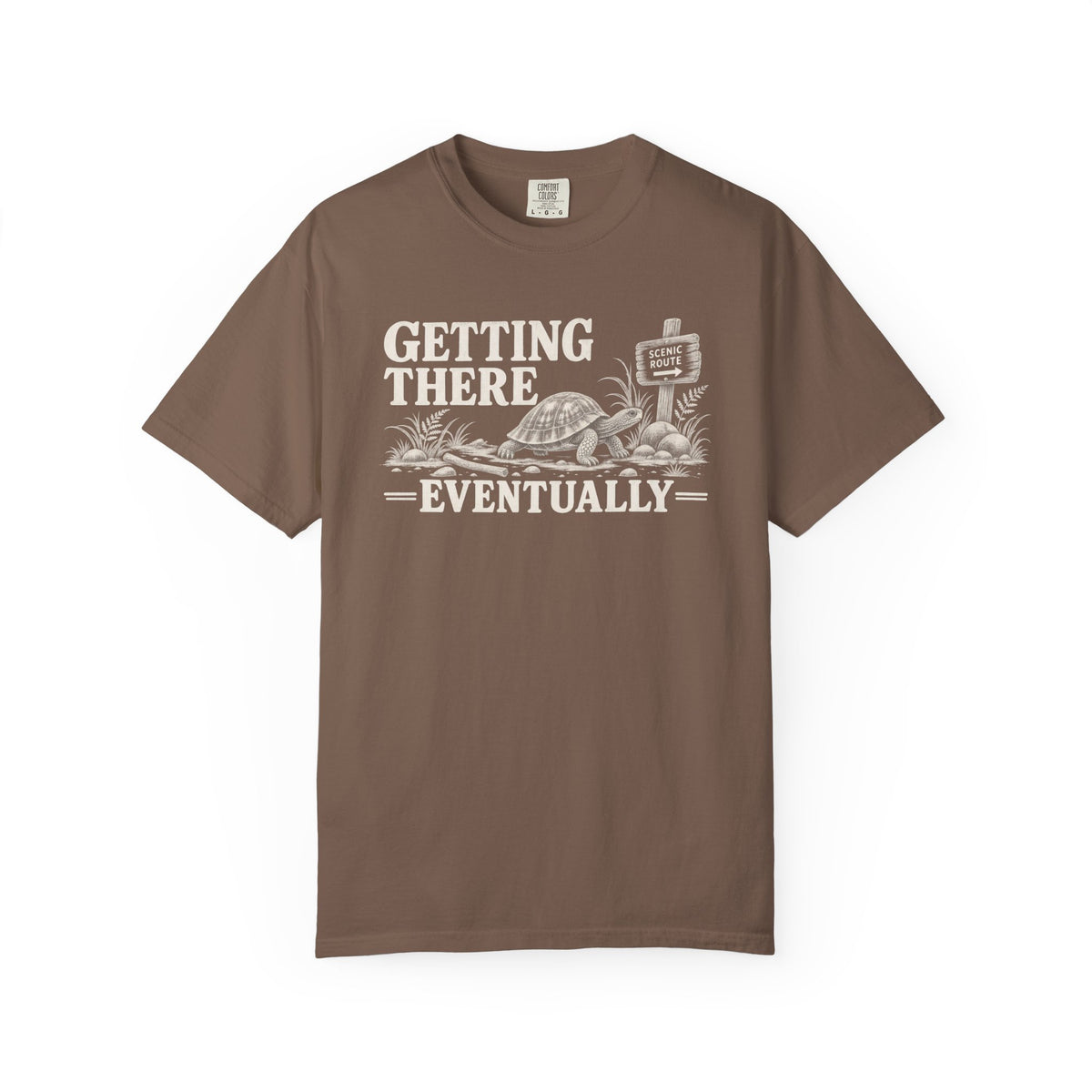 Getting There Eventually Turtle T-Shirt