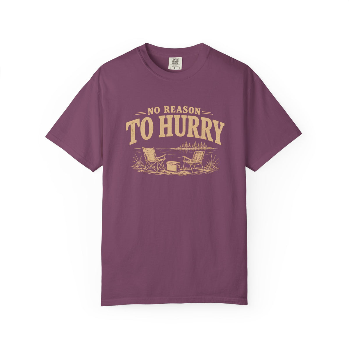 No Reason To Hurry Lake Life T-Shirt