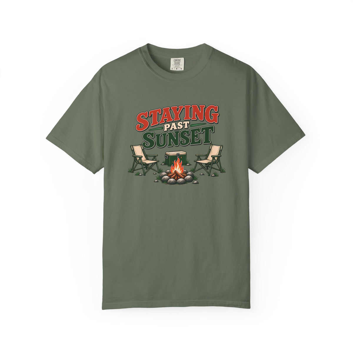 Staying Past Sunset Camping T-Shirt
