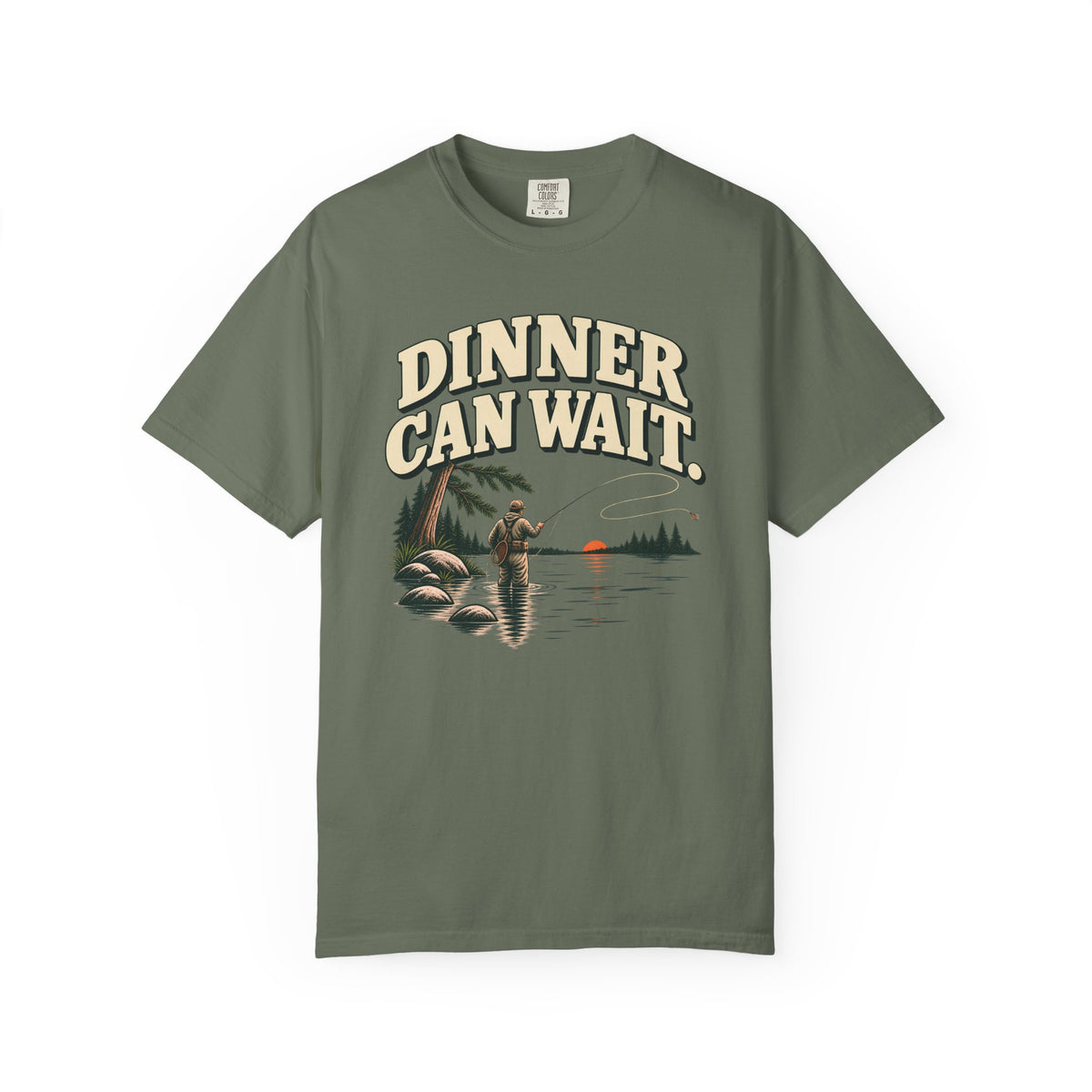 Dinner Can Wait Fishing T-Shirt