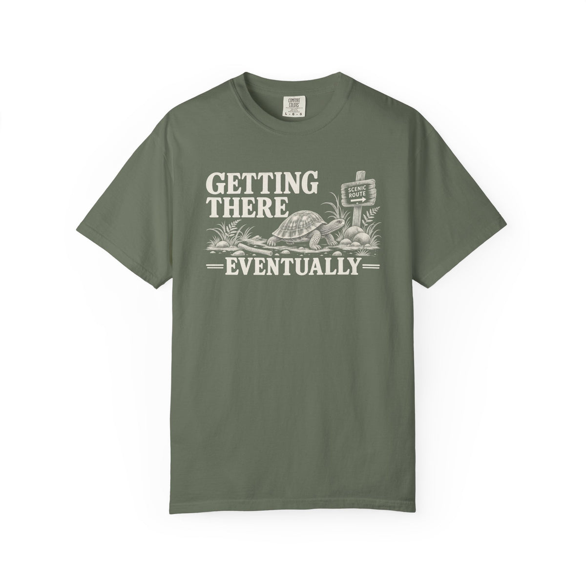 Getting There Eventually Turtle T-Shirt
