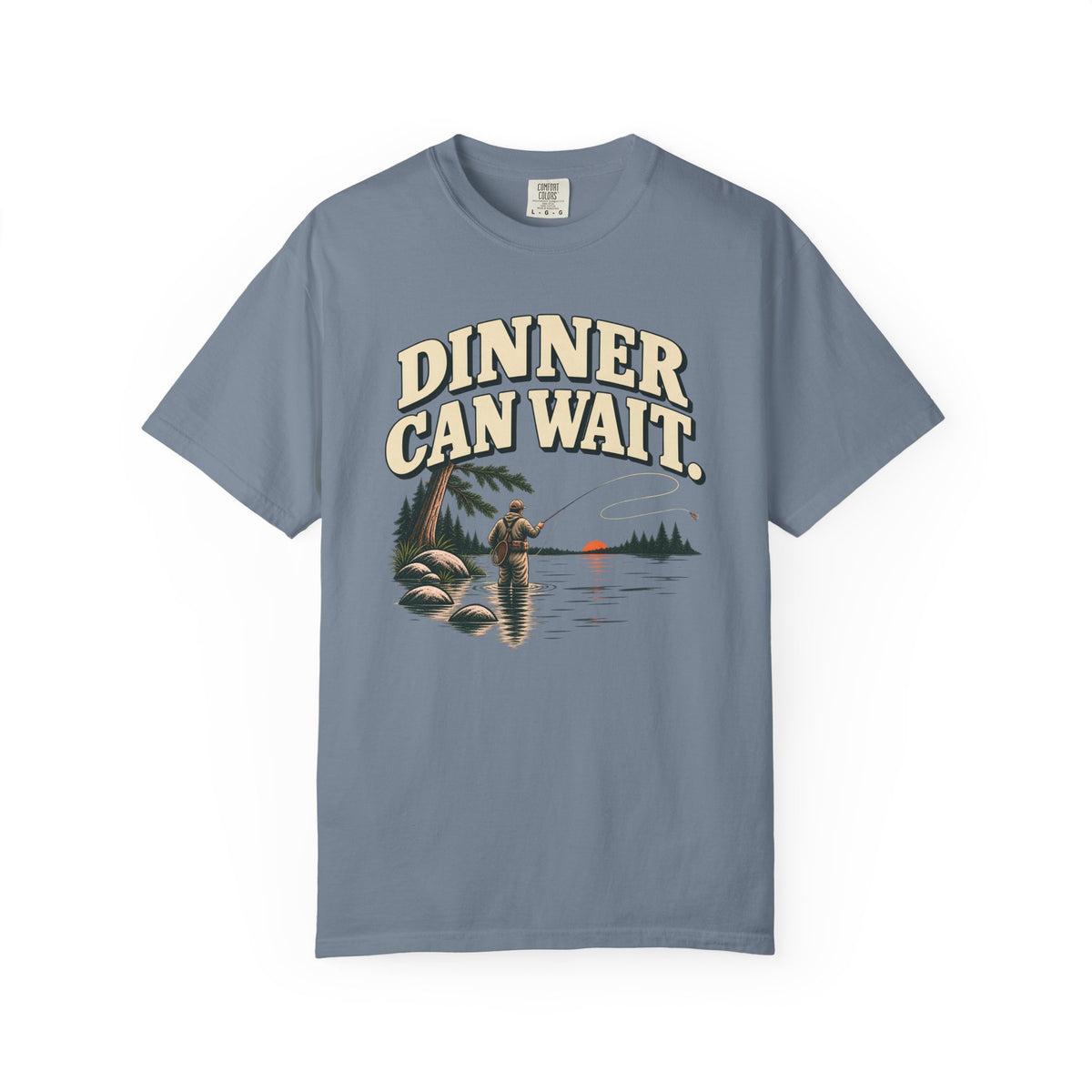 Dinner Can Wait Fishing T-Shirt