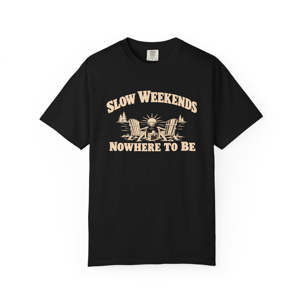 Slow Weekends Lake Sunset T-Shirt
