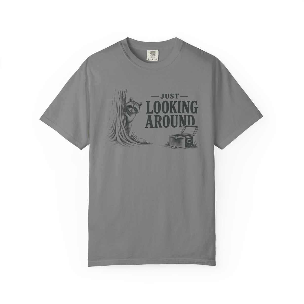 Just Looking Around Raccoon T-Shirt