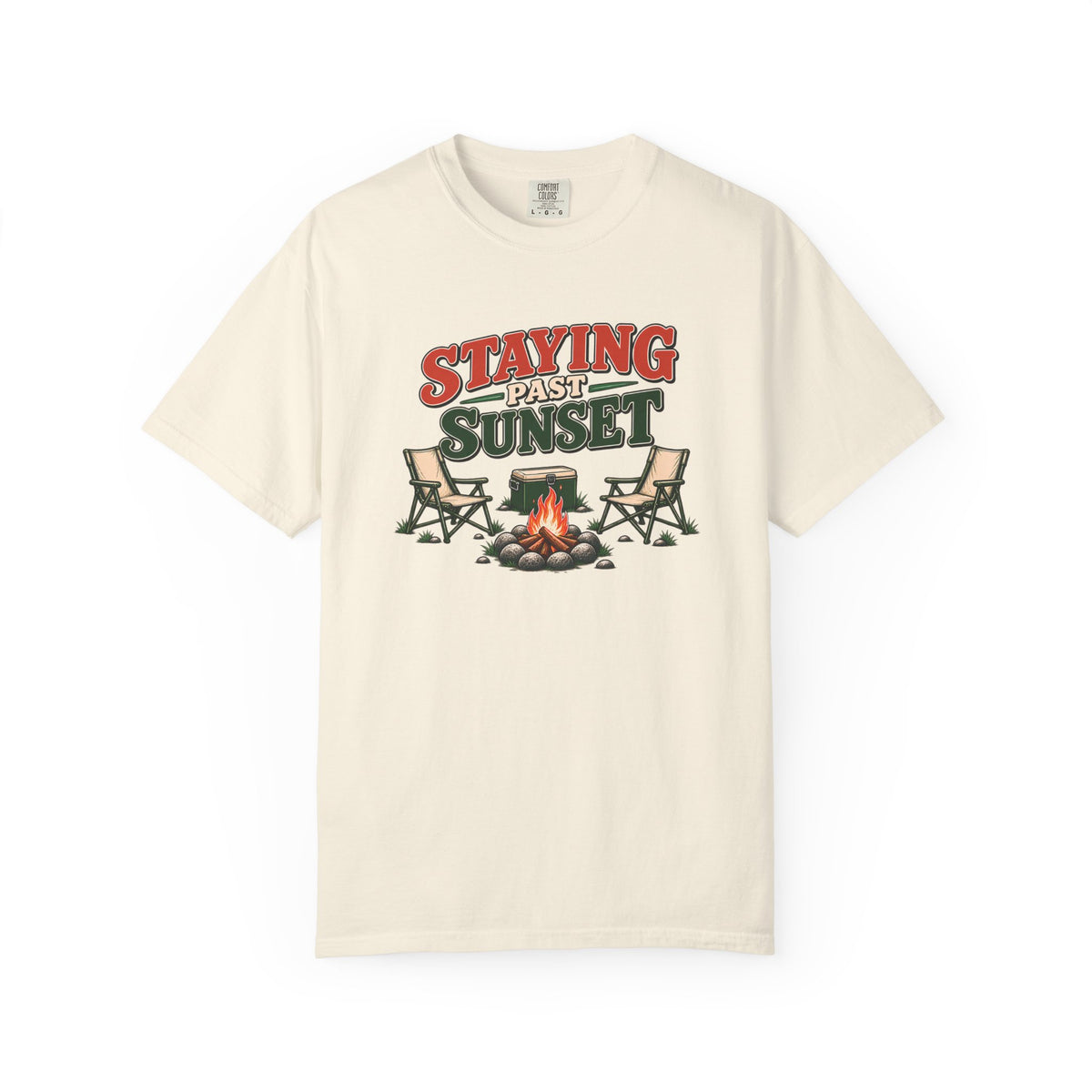 Staying Past Sunset Camping T-Shirt