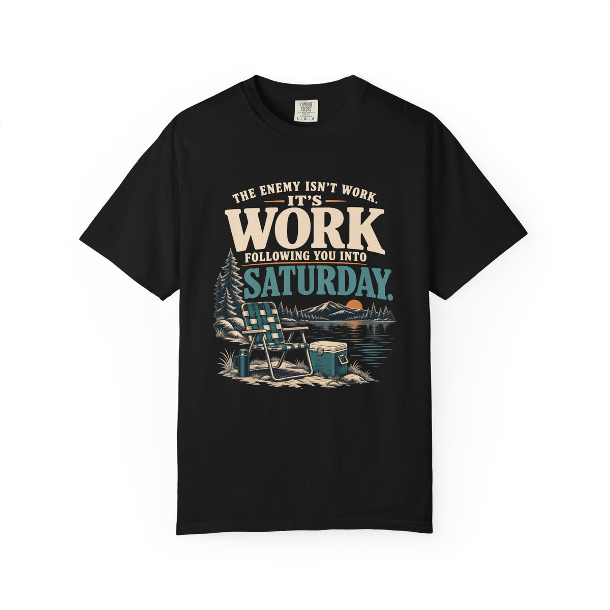 Vintage Lakeside Saturday Escape T-Shirt
