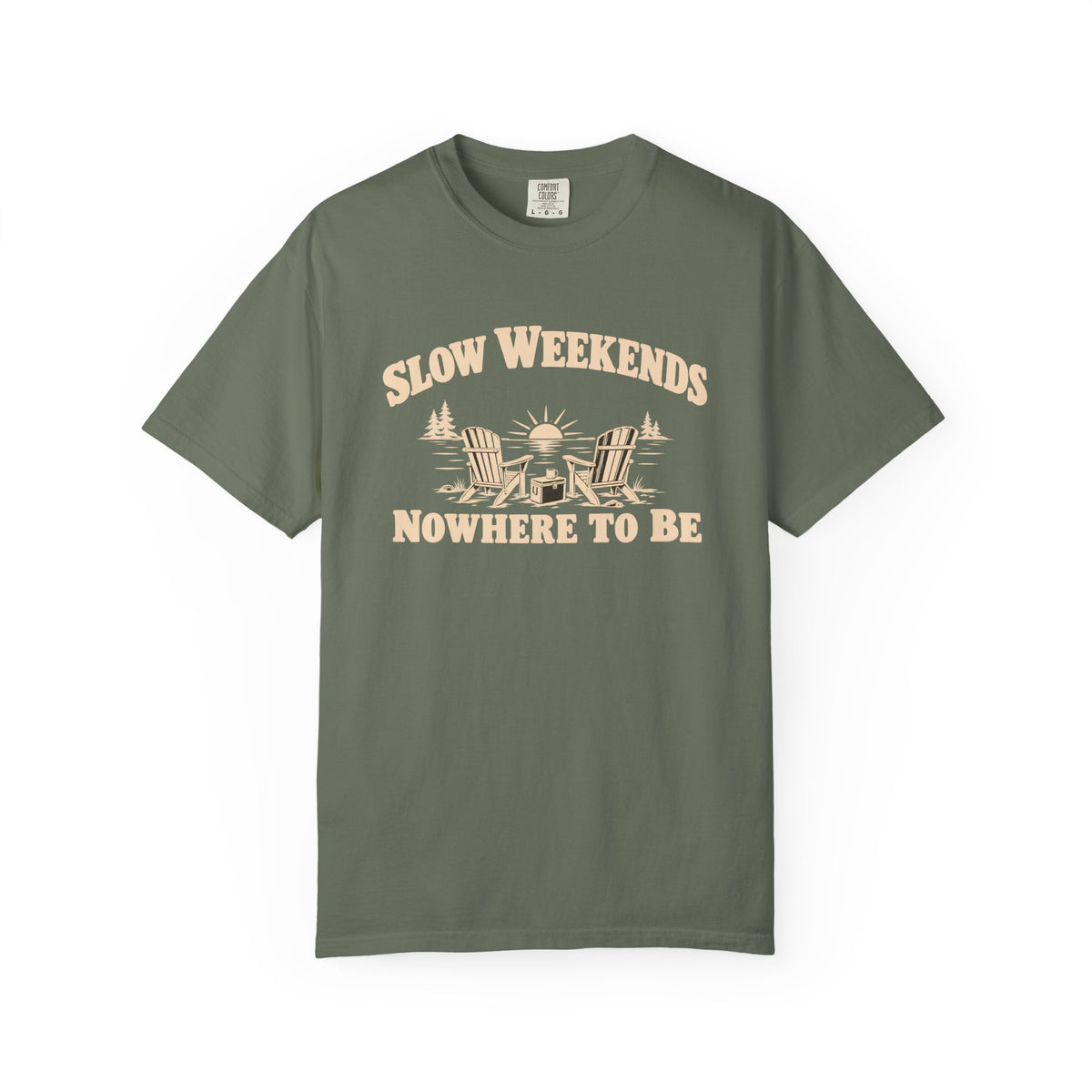 Slow Weekends Lake Sunset T-Shirt
