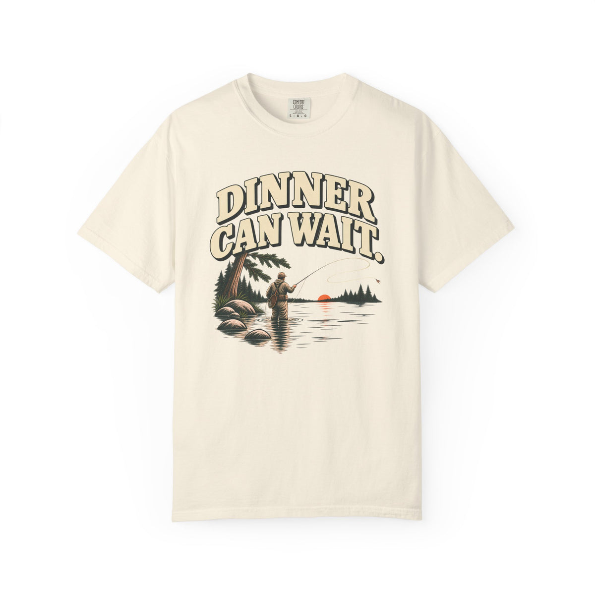 Dinner Can Wait Fishing T-Shirt