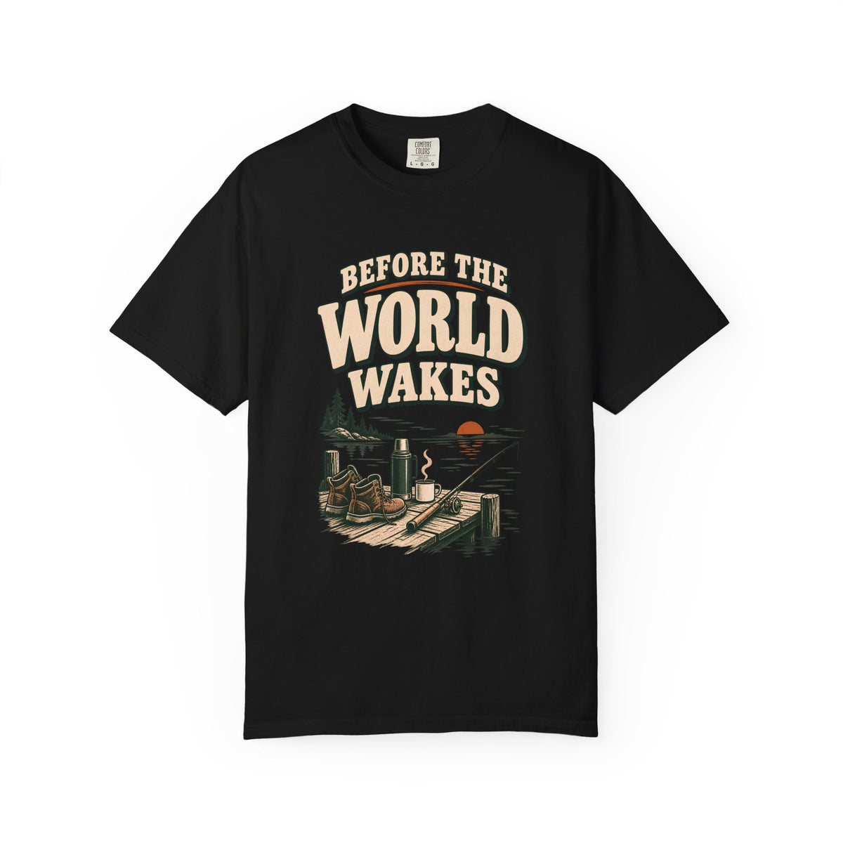 Before The World Wakes Fishing T-Shirt
