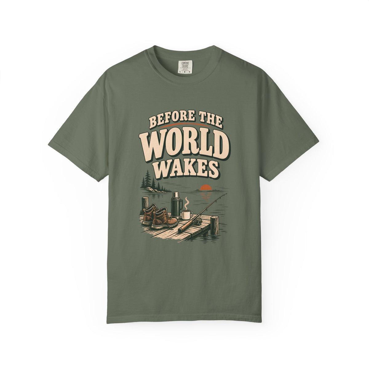 Before The World Wakes Fishing T-Shirt
