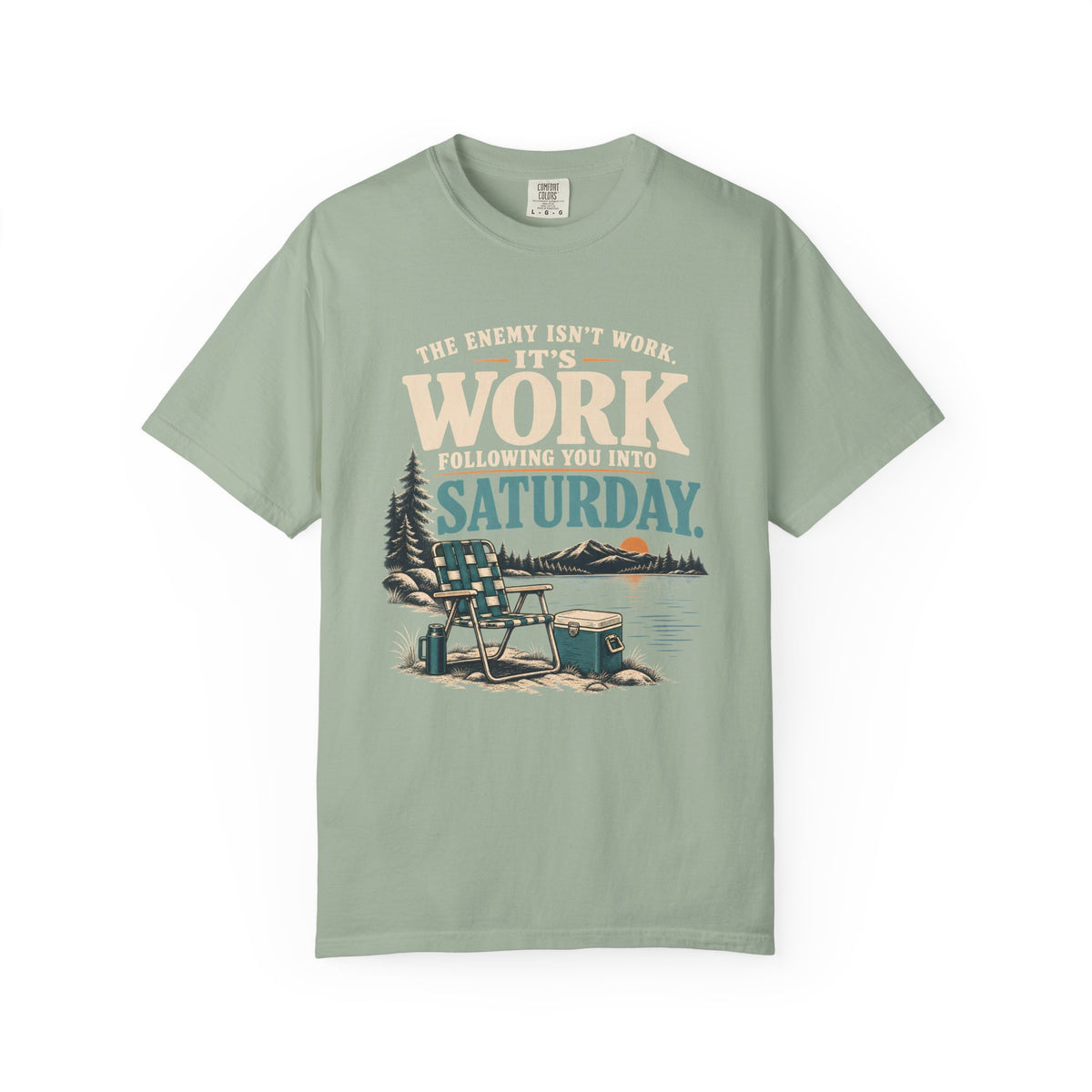 Vintage Lakeside Saturday Escape T-Shirt