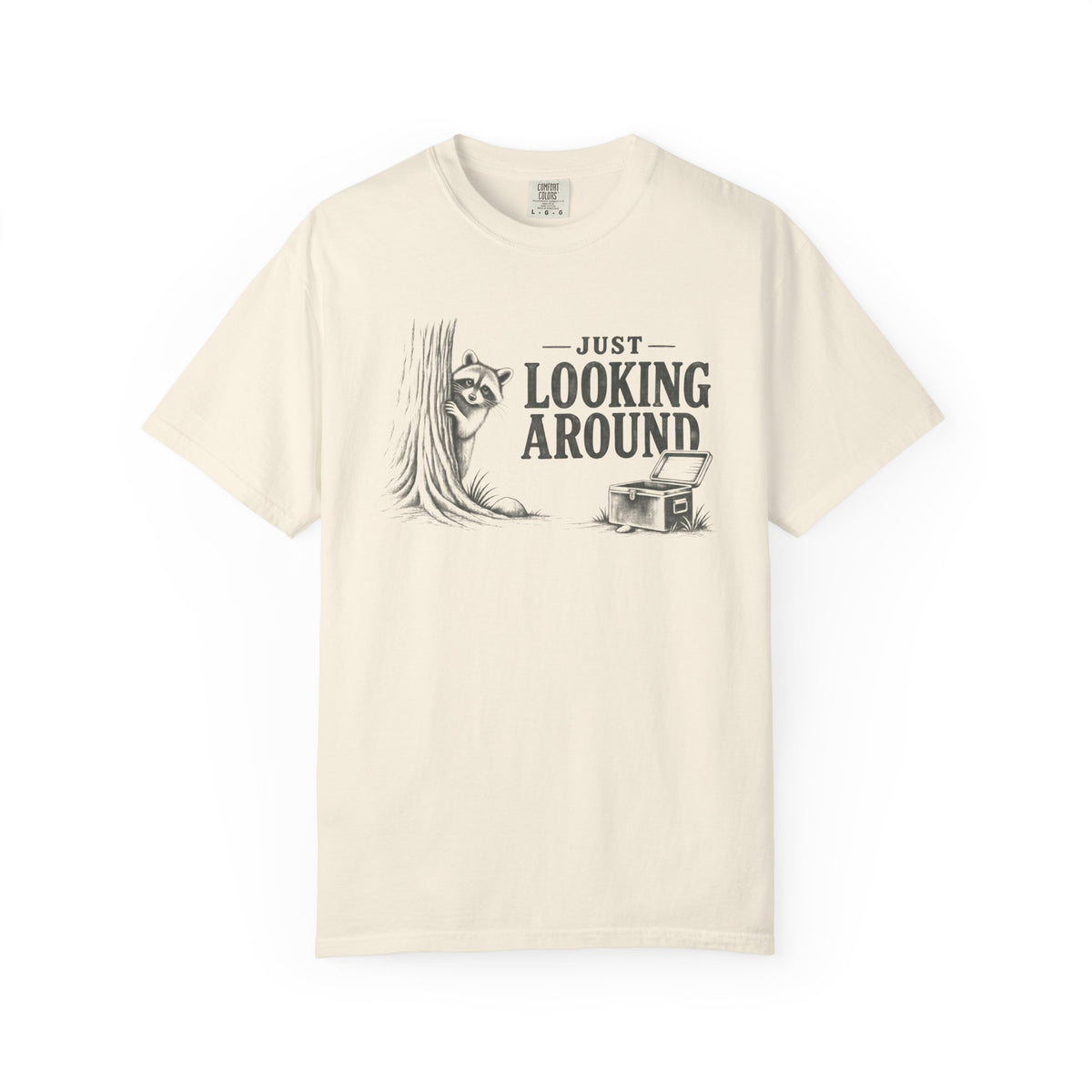 Just Looking Around Raccoon T-Shirt