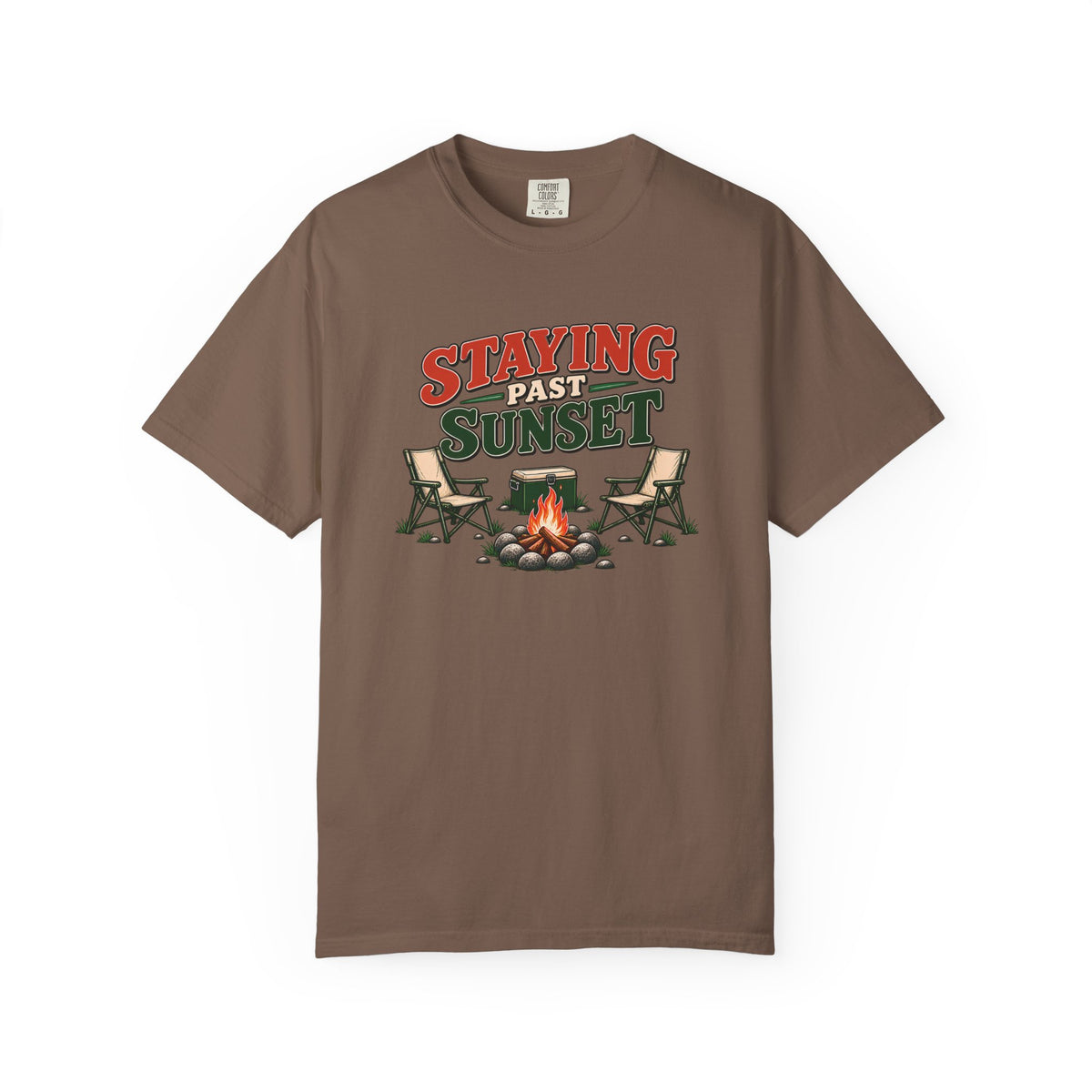 Staying Past Sunset Camping T-Shirt