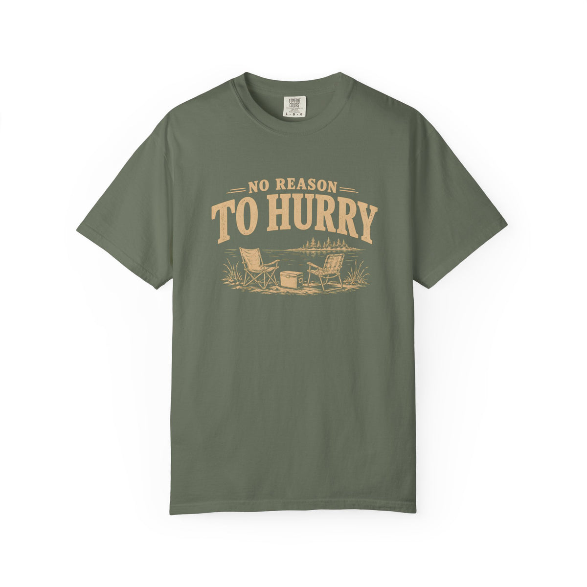 No Reason To Hurry Lake Life T-Shirt