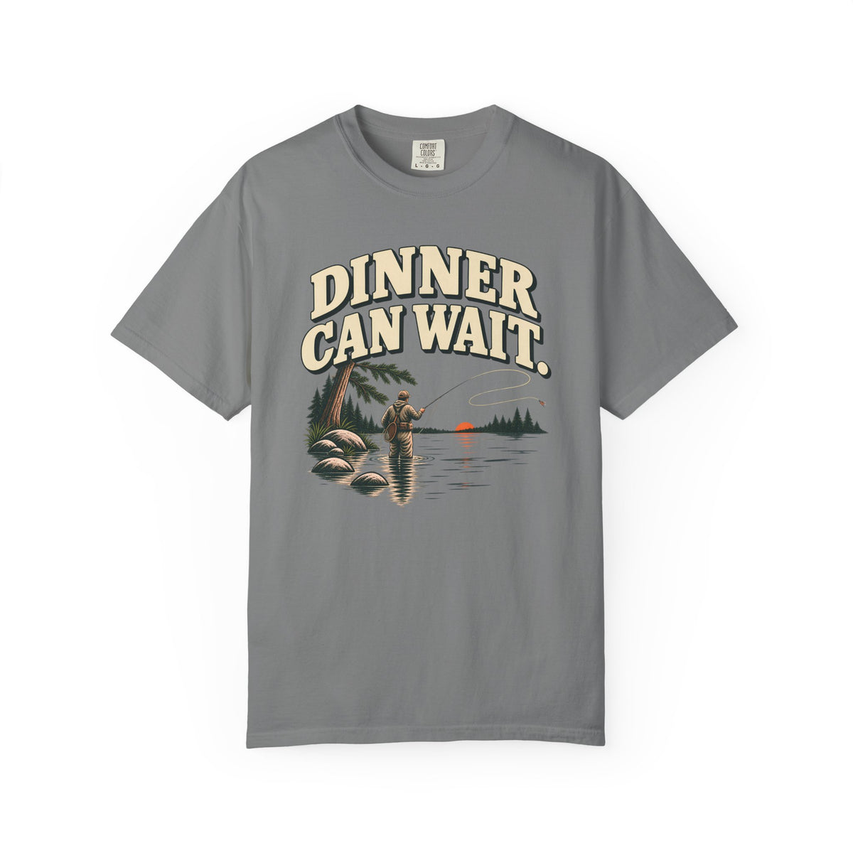 Dinner Can Wait Fishing T-Shirt