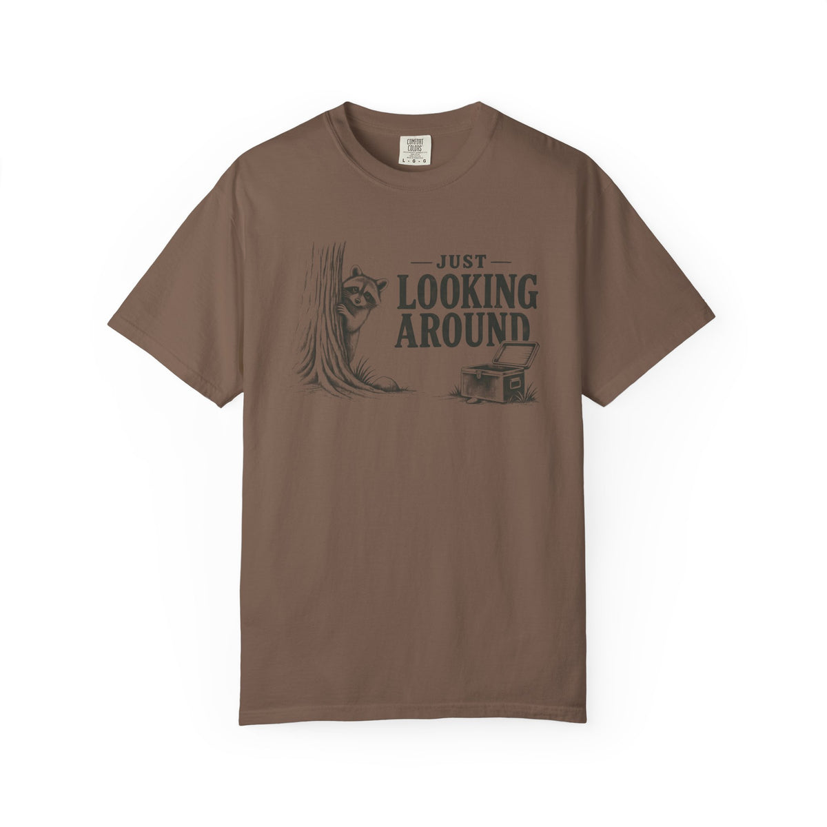 Just Looking Around Raccoon T-Shirt