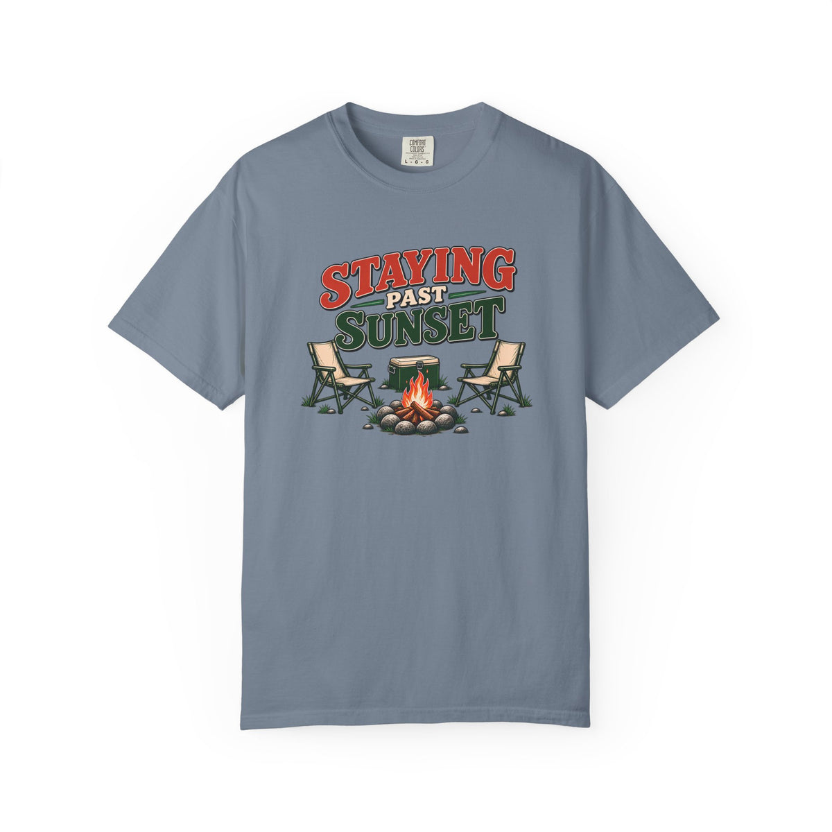 Staying Past Sunset Camping T-Shirt