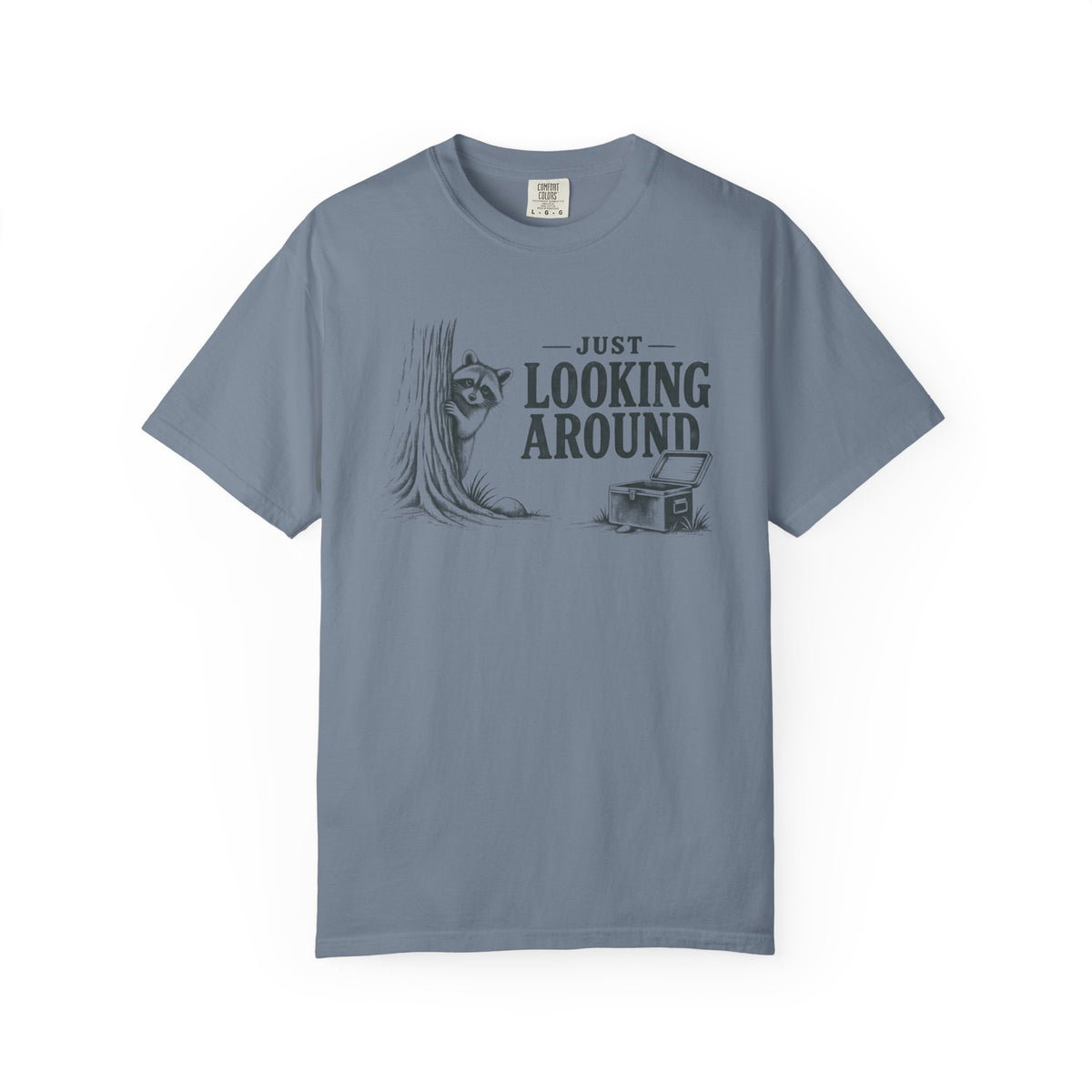 Just Looking Around Raccoon T-Shirt