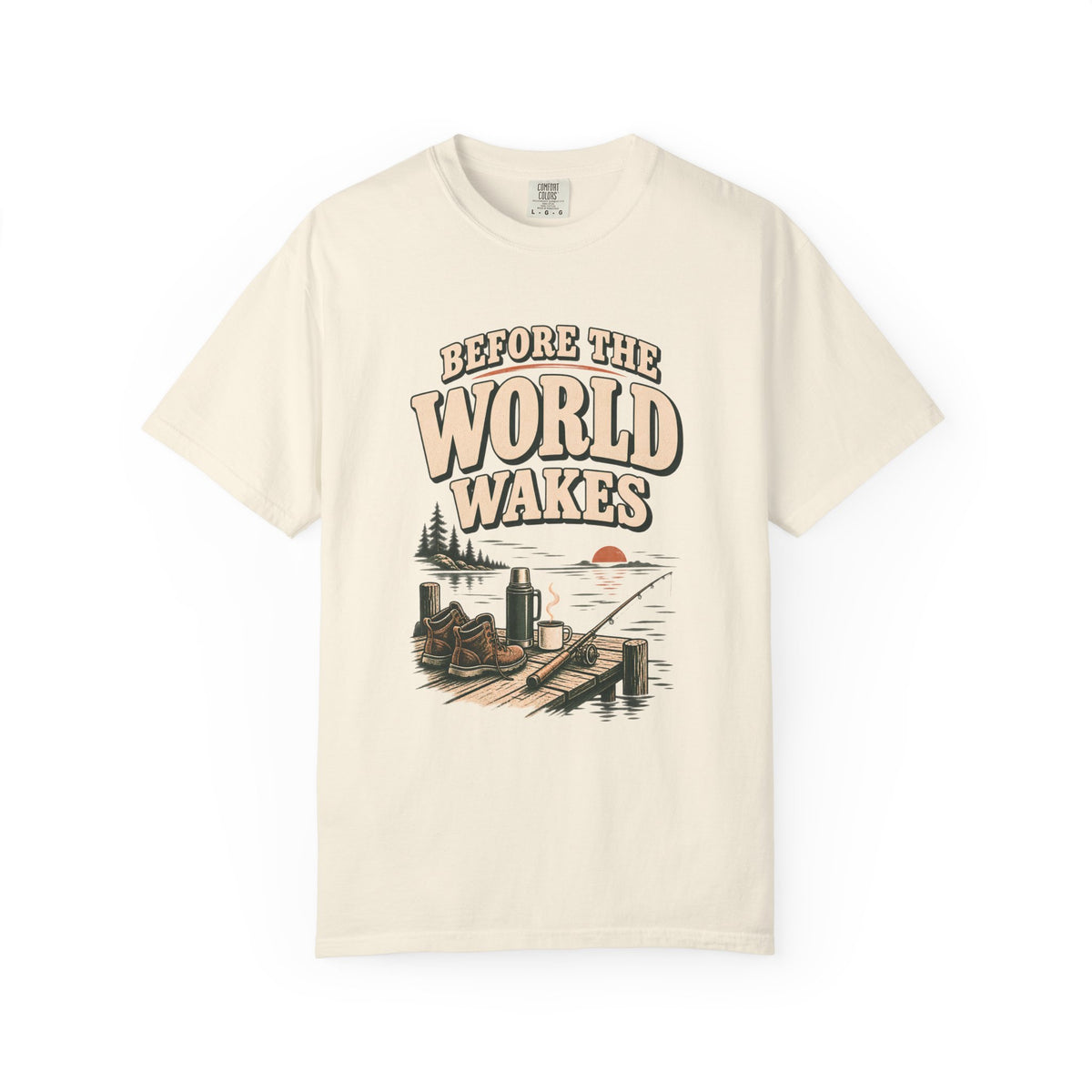 Before The World Wakes Fishing T-Shirt