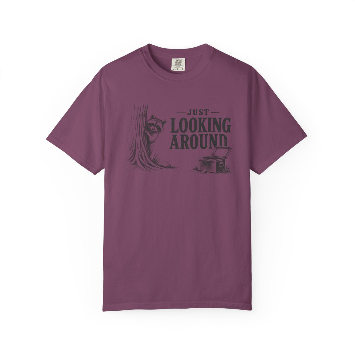 Just Looking Around Raccoon T-Shirt