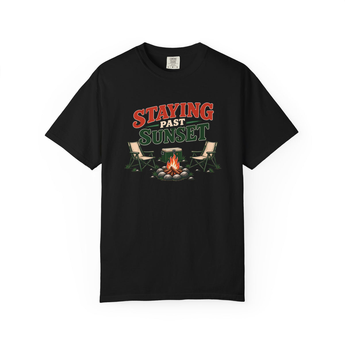 Staying Past Sunset Camping T-Shirt