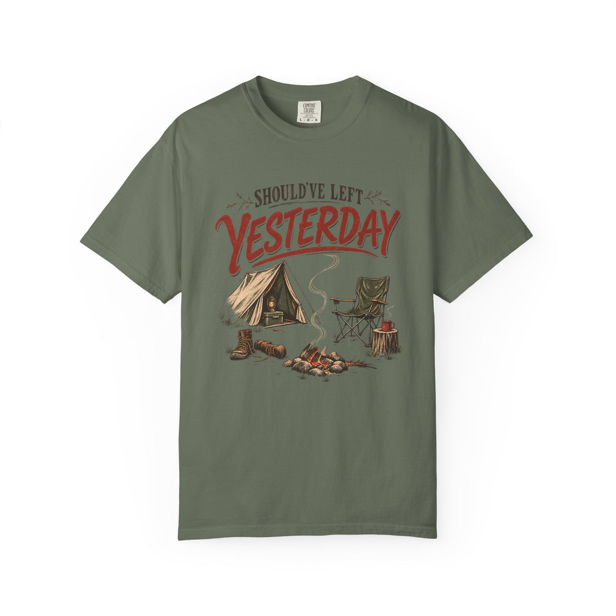 Should've Left Yesterday Camping T-Shirt