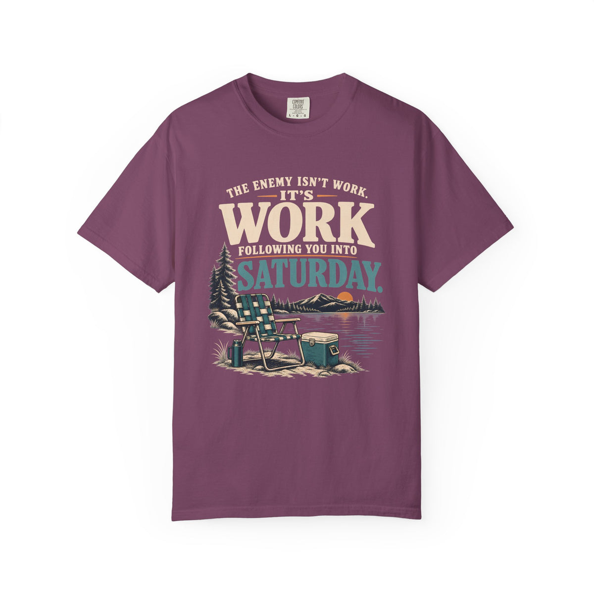 Vintage Lakeside Saturday Escape T-Shirt