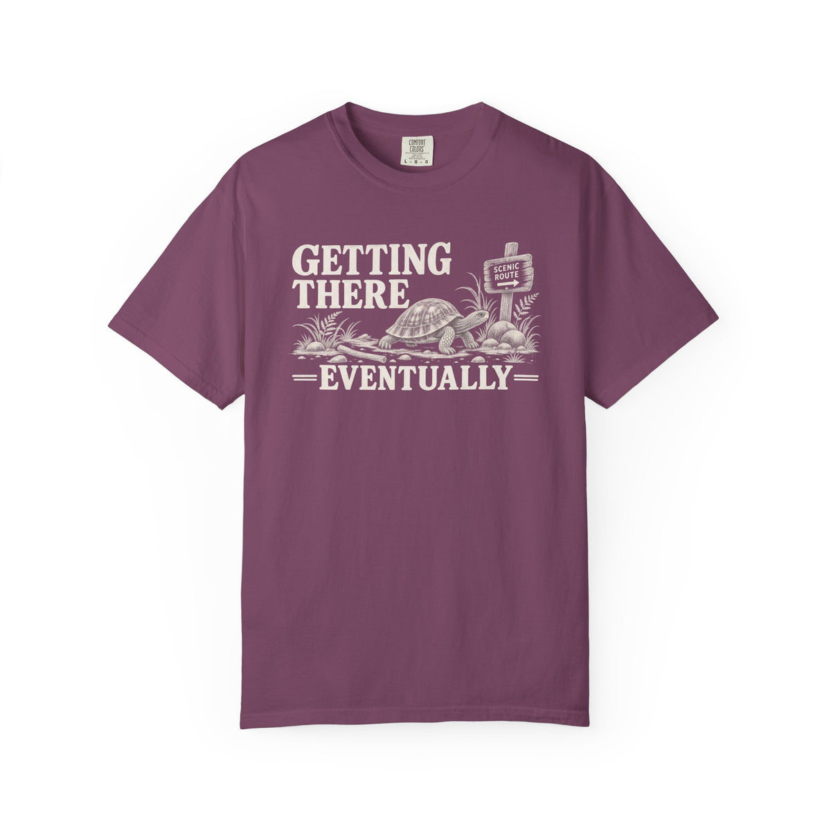 Getting There Eventually Turtle T-Shirt