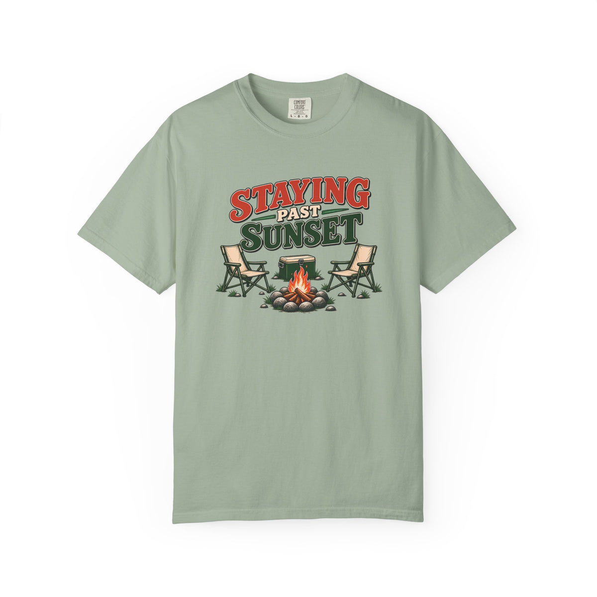 Staying Past Sunset Camping T-Shirt