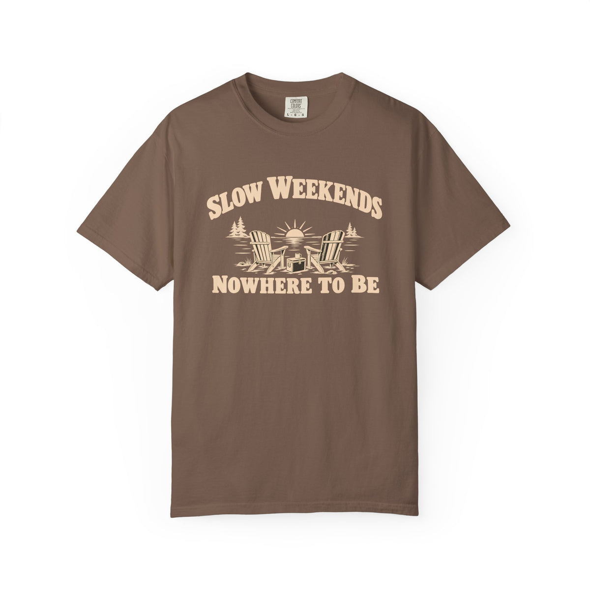 Slow Weekends Lake Sunset T-Shirt