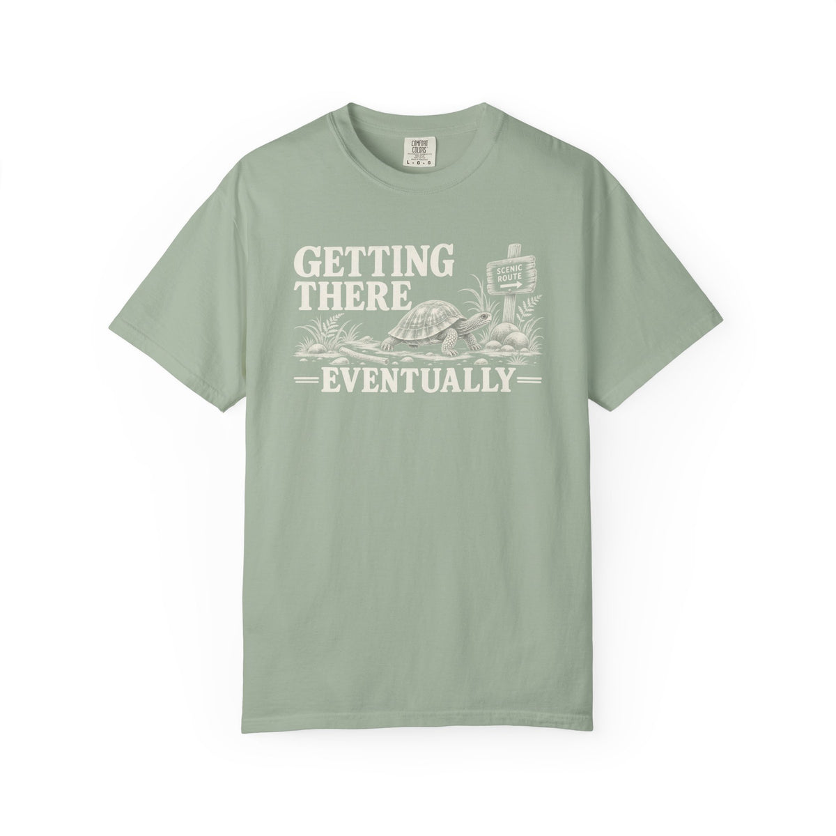 Getting There Eventually Turtle T-Shirt