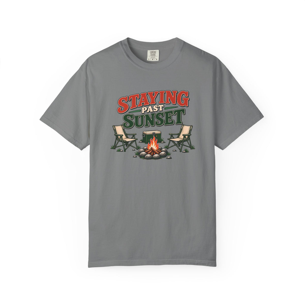 Staying Past Sunset Camping T-Shirt