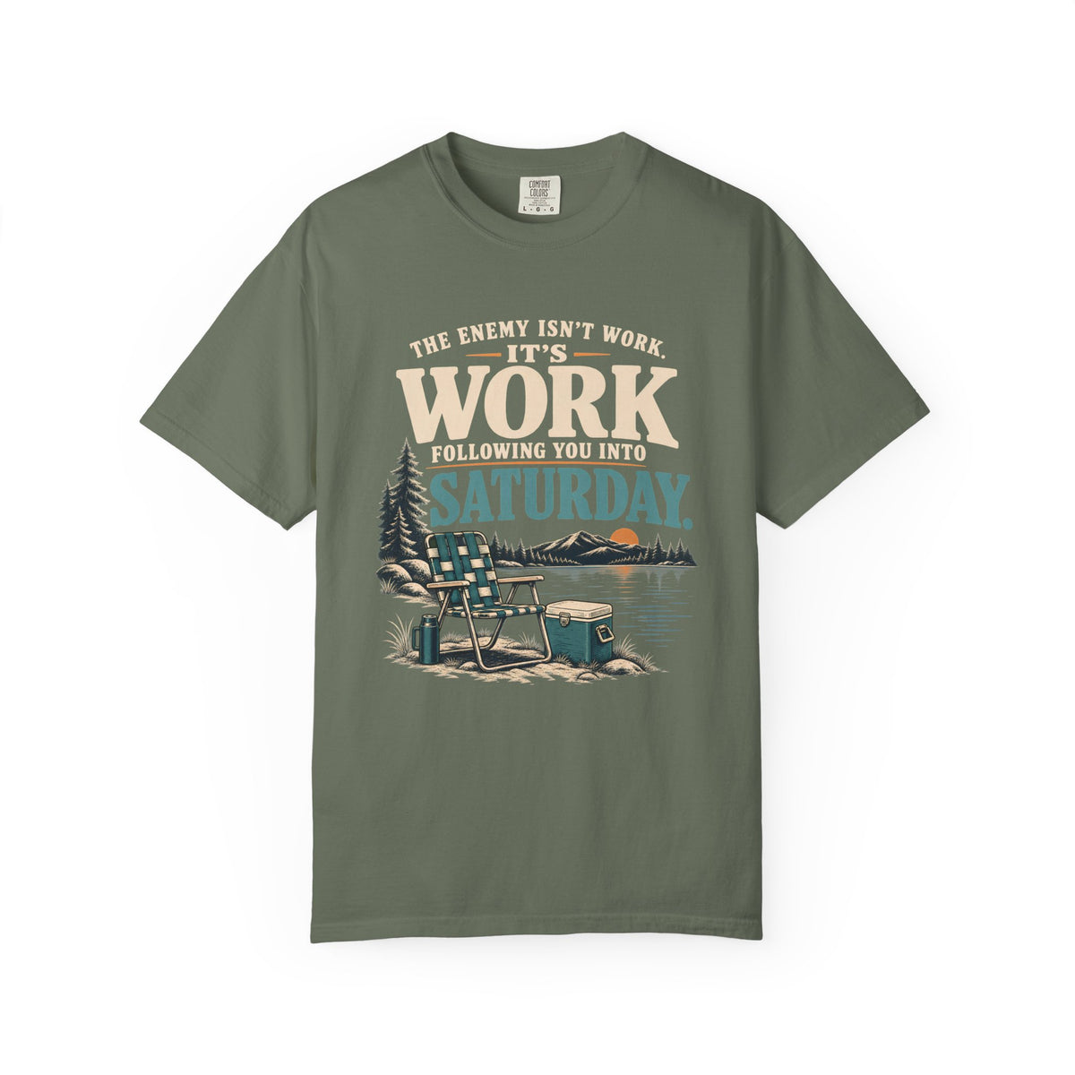 Vintage Lakeside Saturday Escape T-Shirt