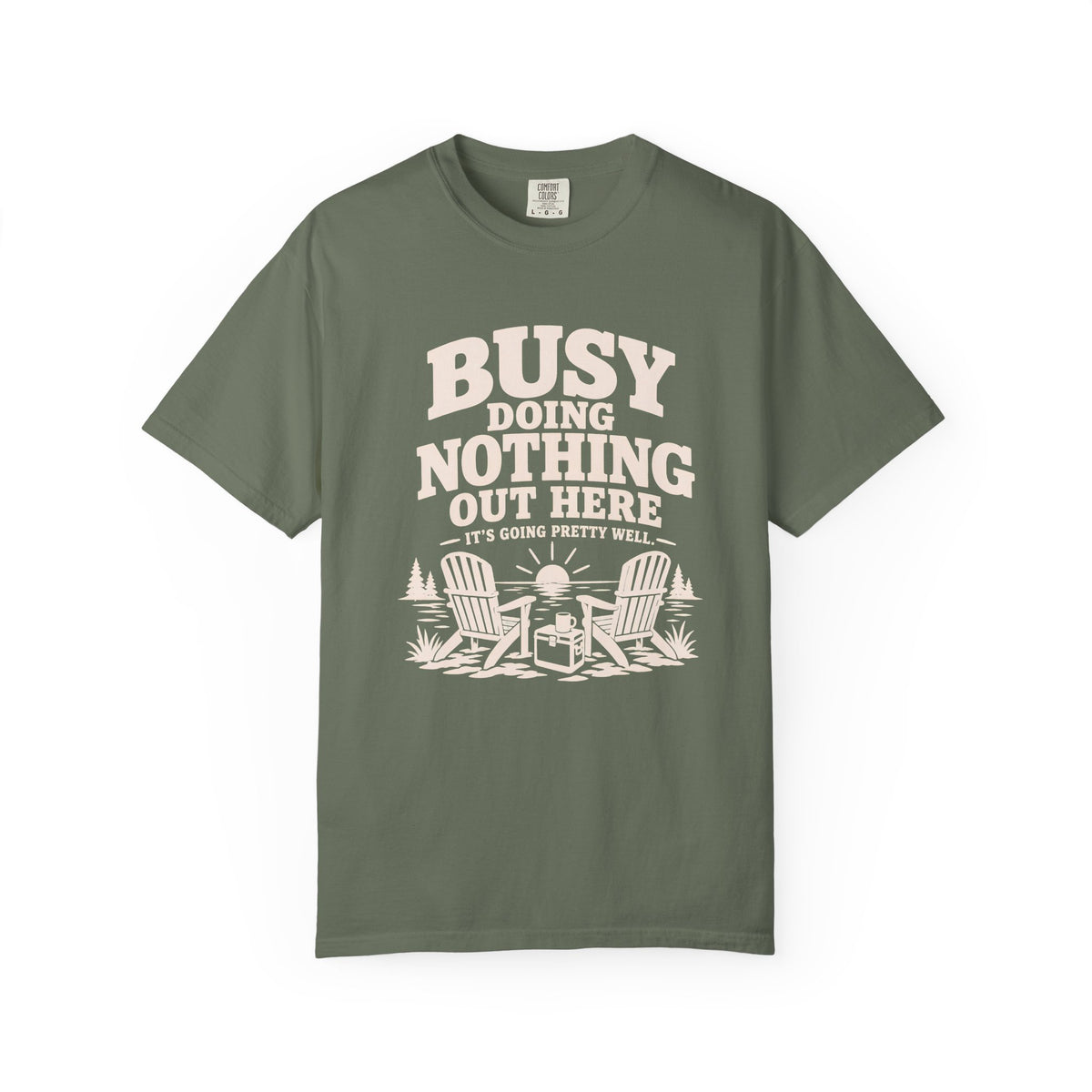 Busy Doing Nothing Lake Life T-Shirt