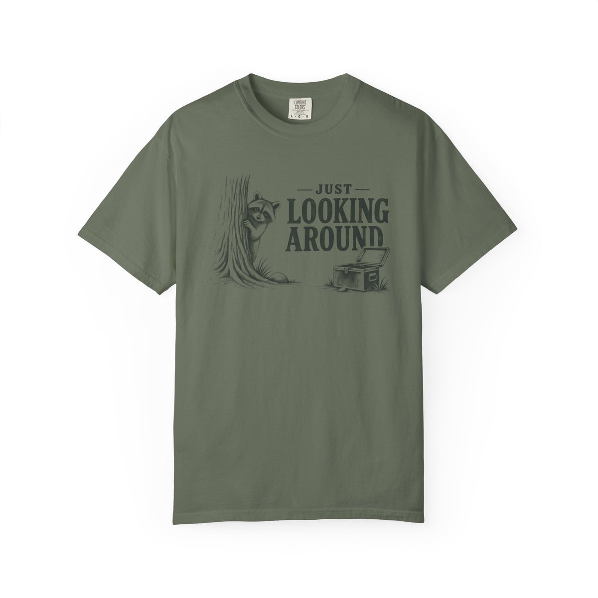 Just Looking Around Raccoon T-Shirt