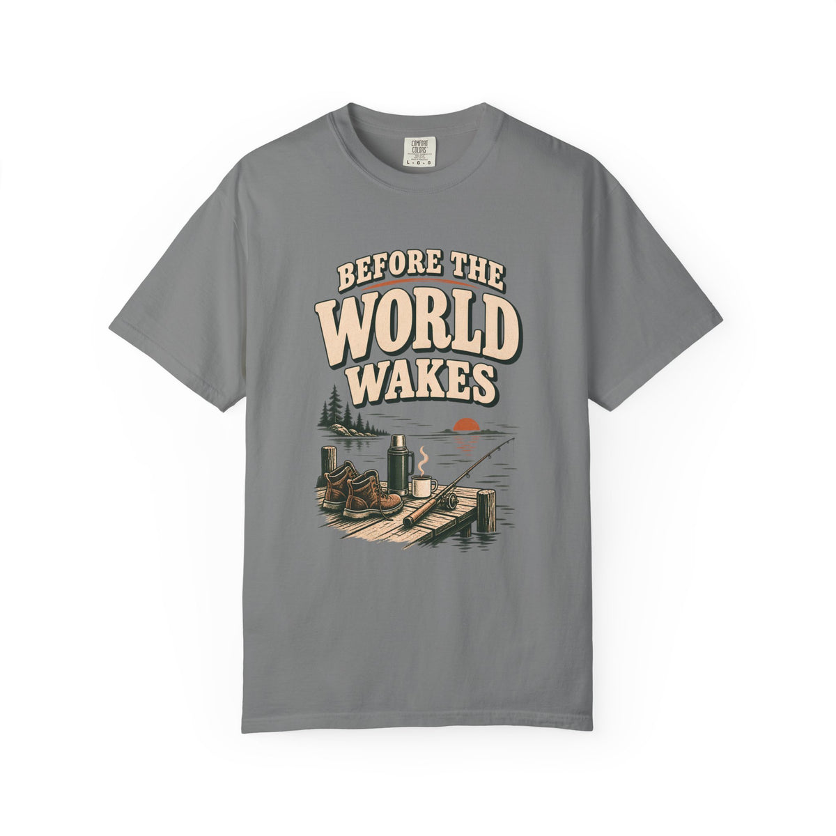 Before The World Wakes Fishing T-Shirt
