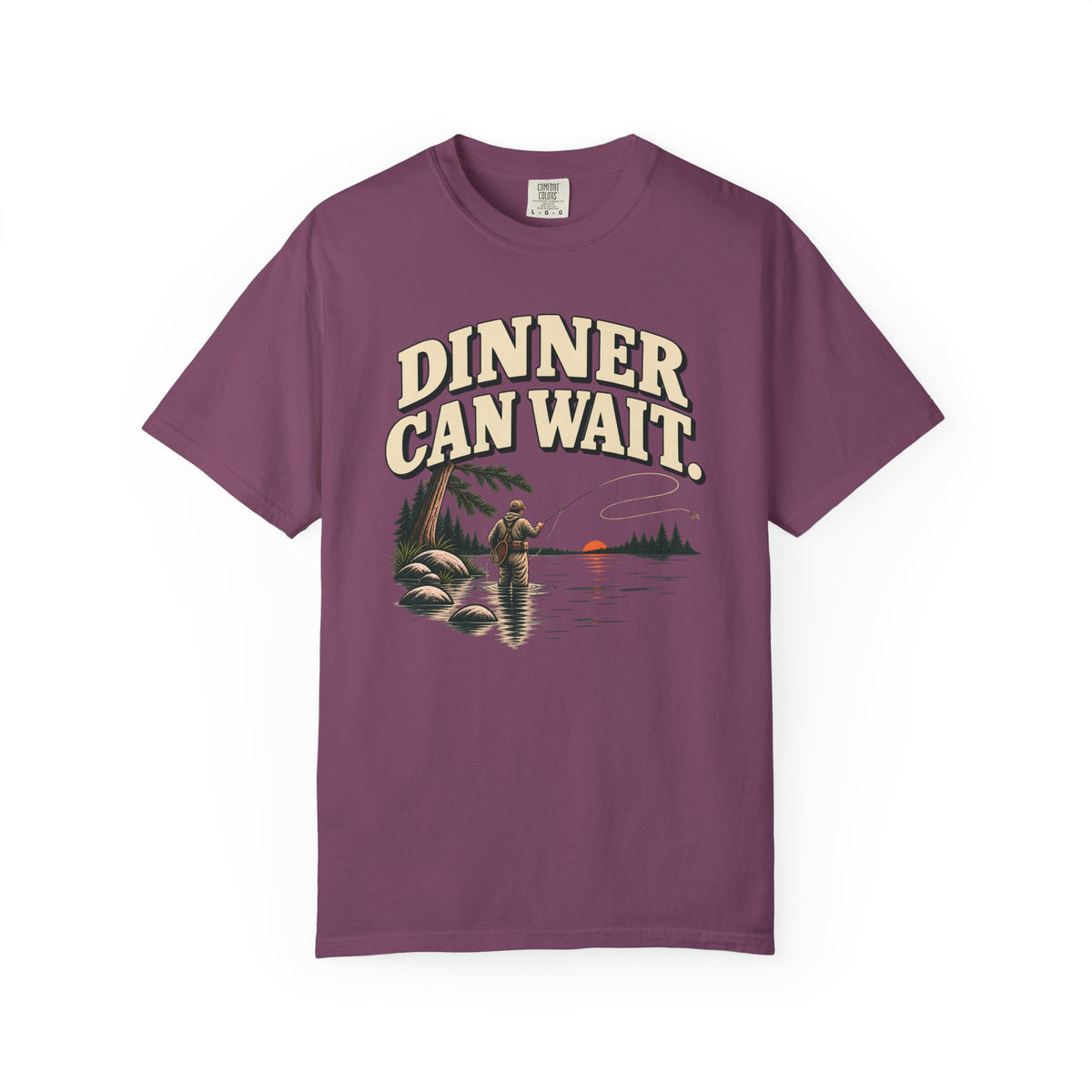 Dinner Can Wait Fishing T-Shirt