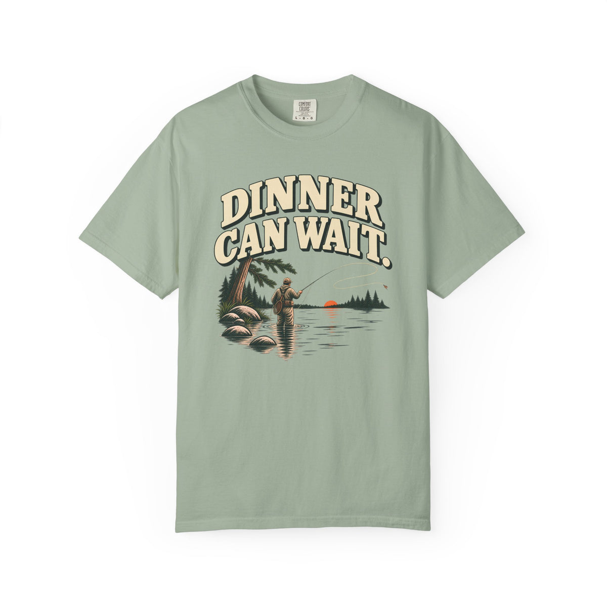 Dinner Can Wait Fishing T-Shirt