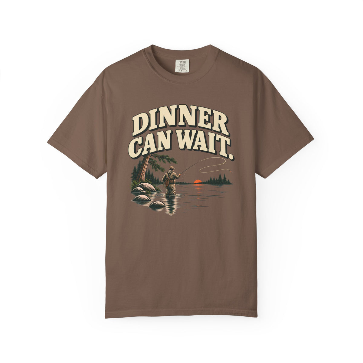 Dinner Can Wait Fishing T-Shirt