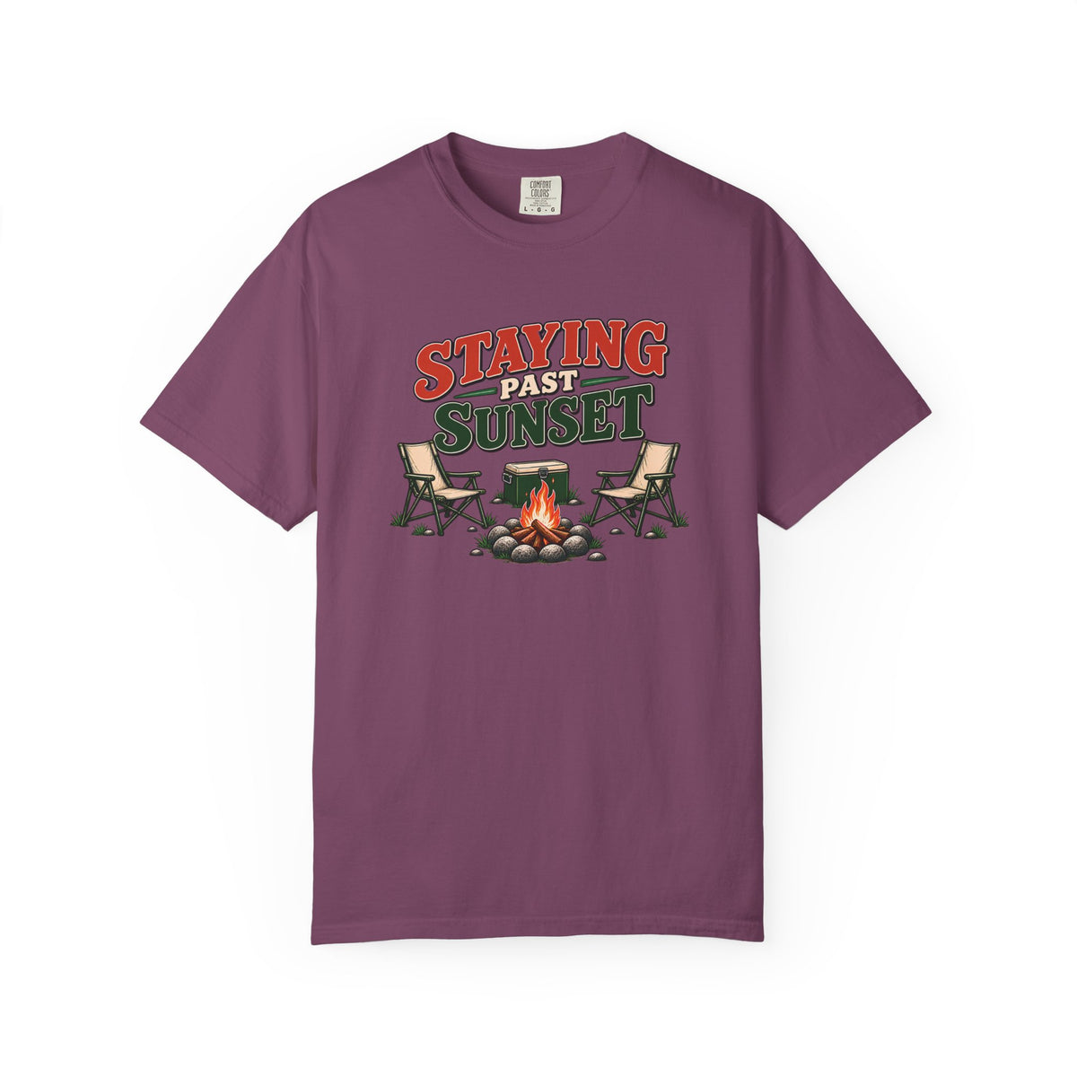 Staying Past Sunset Camping T-Shirt