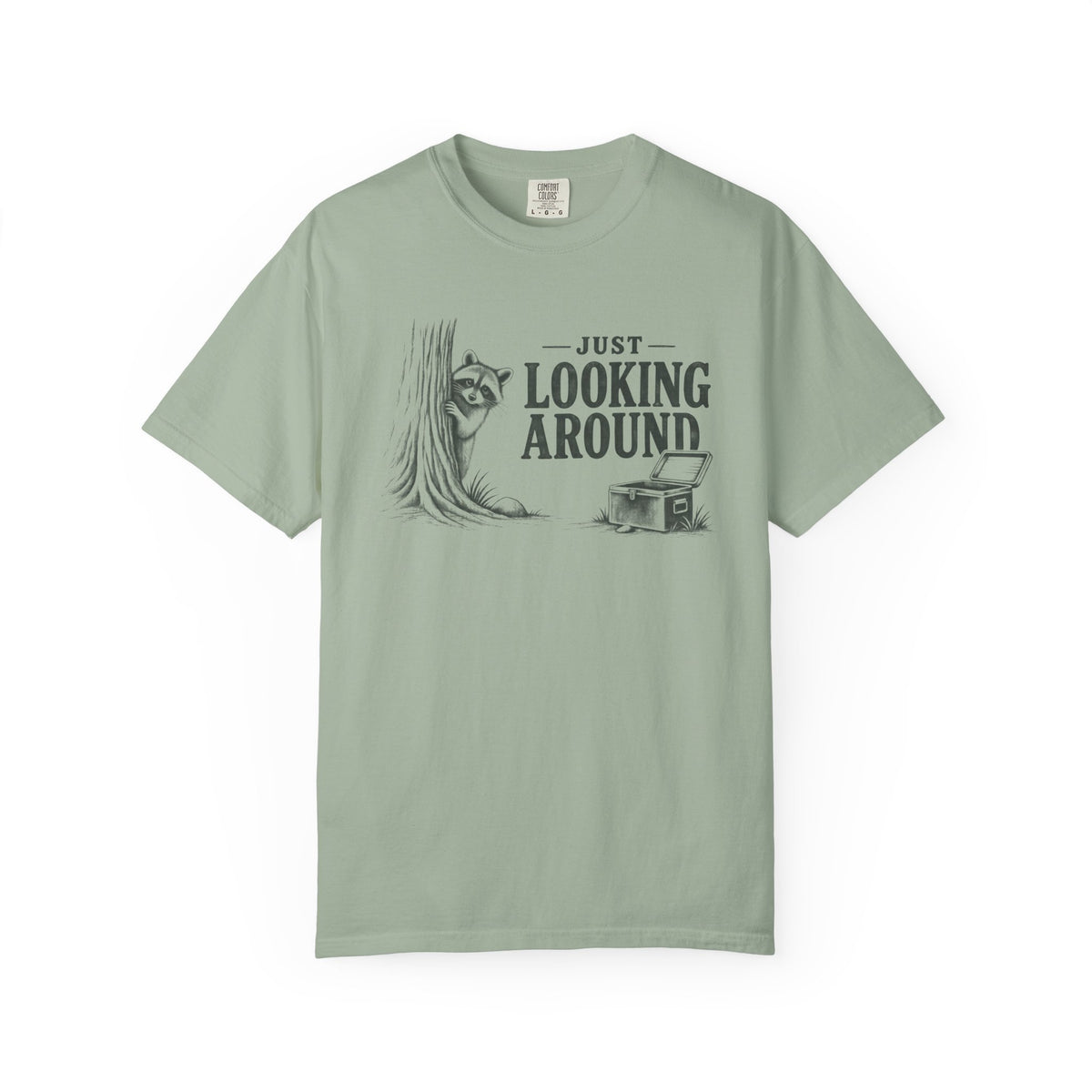 Just Looking Around Raccoon T-Shirt